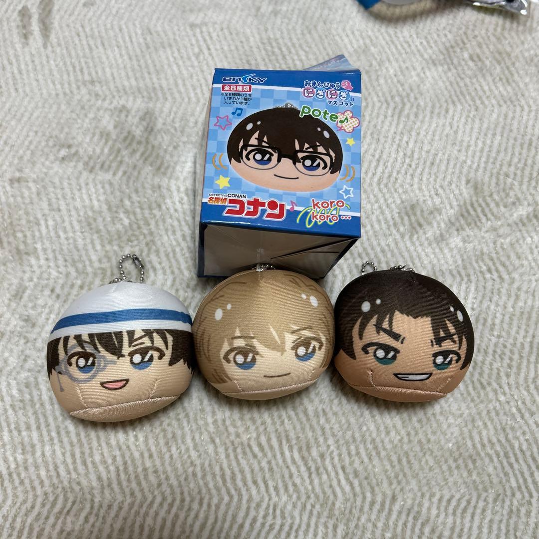 名探偵コナン おまんじゅうにぎにぎマスコット - メルカリ