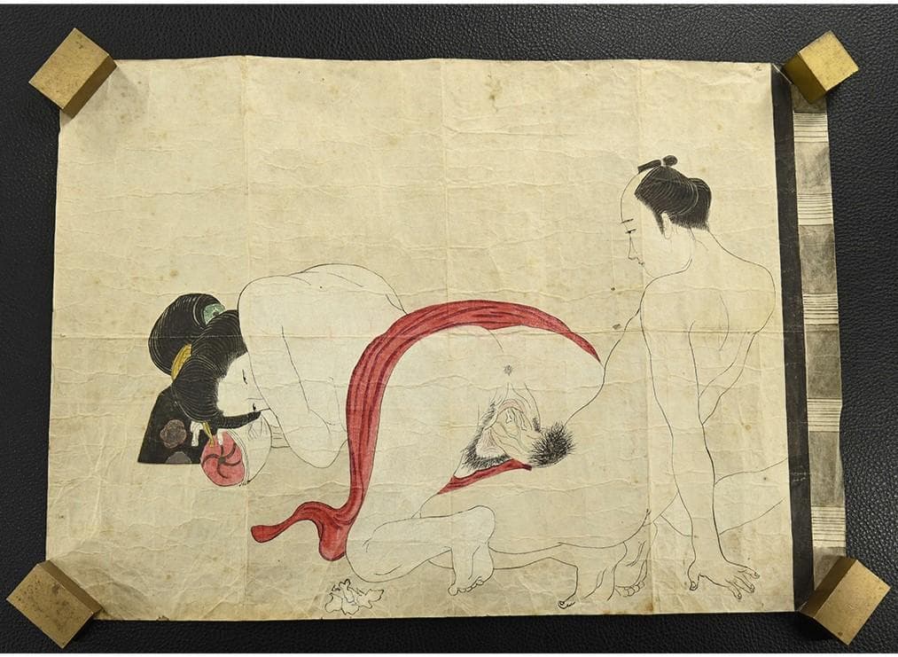 【真作】◆『時代春画 まくり めくり』◆検）浮世絵 菱川師宣 井原西鶴 渓斎英泉