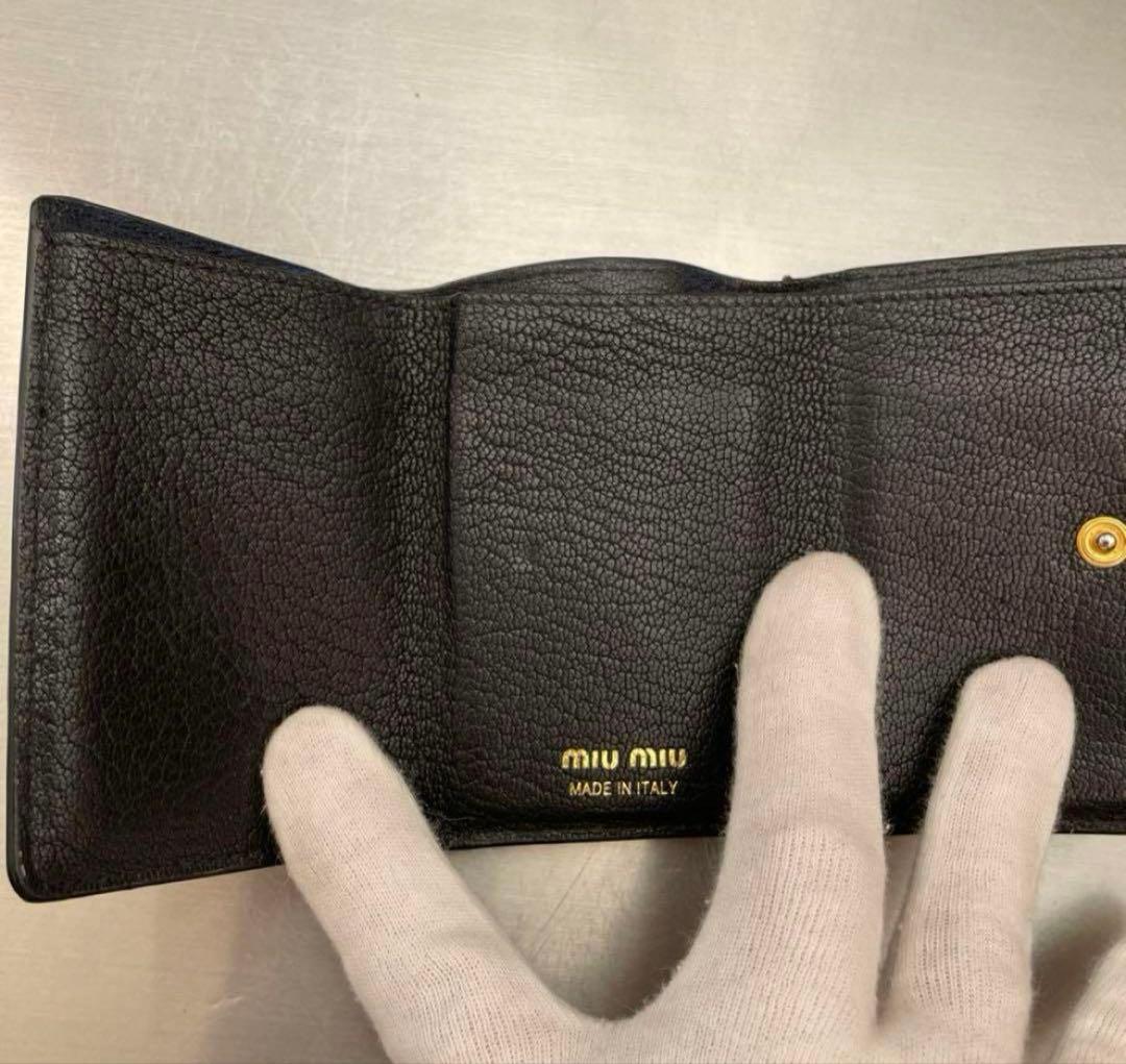 000 MIU MIU 三つ折財布 正規品