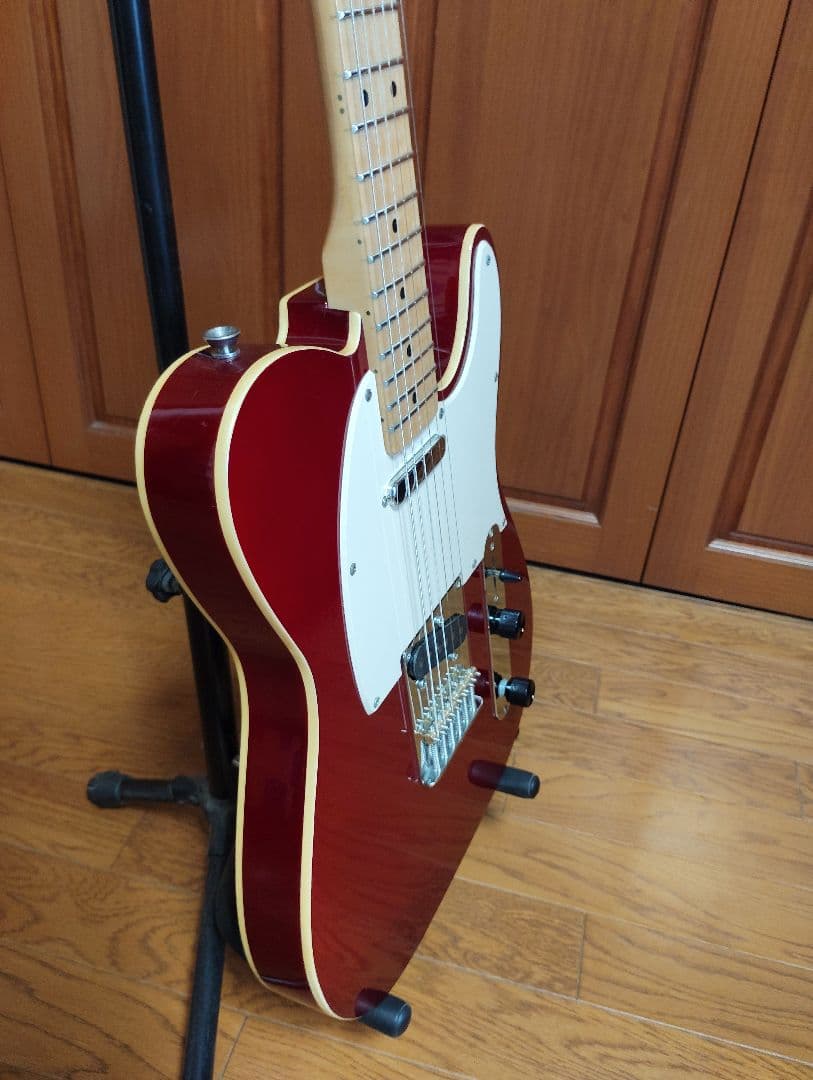 最終値下げ　テレキャスター　チェリーレッド　コンポーネントギター
