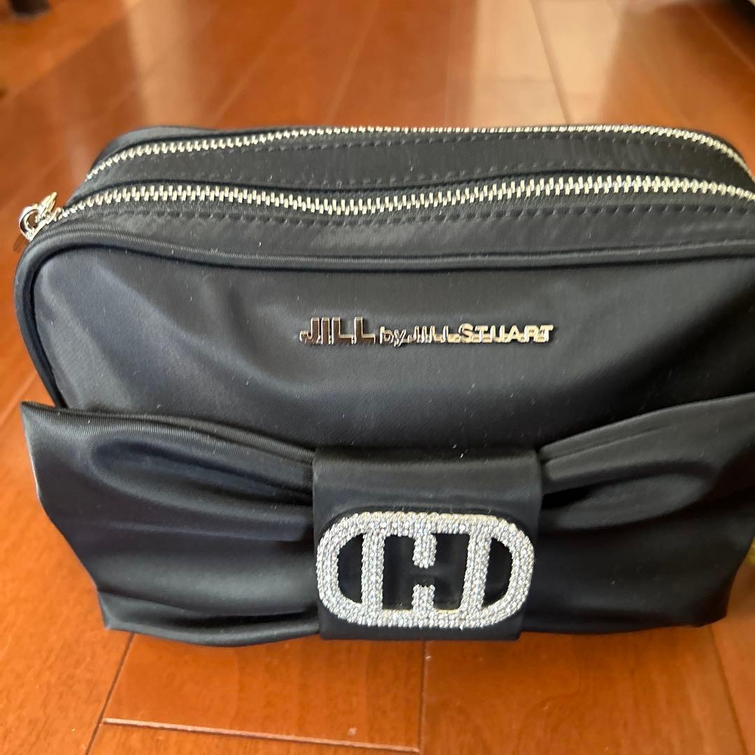 JILLSTUART リボンポシェット レディース ショルダーバッグ ブラック