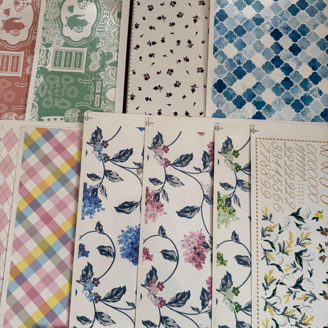 5ポーセラーツ用転写紙 21枚セット