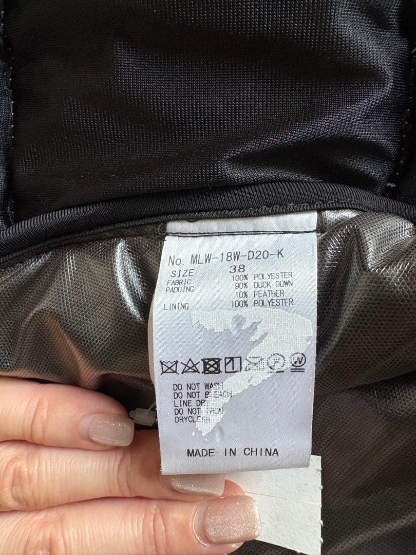 MARK&LONA マークアンドロナ ホワイトダウンジャケット