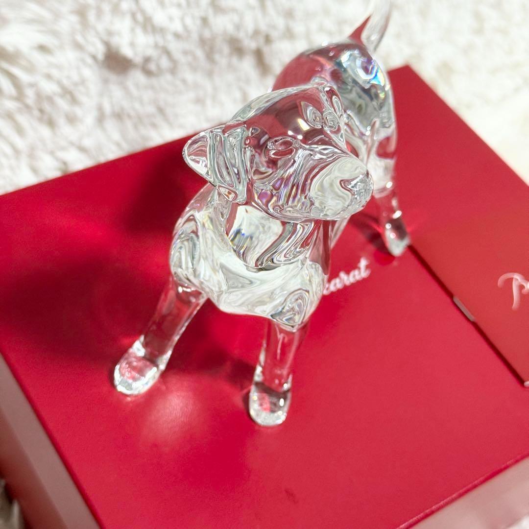 箱有り】バカラ クリスタル ラブラドール フィギュアリン 犬 ドッグ