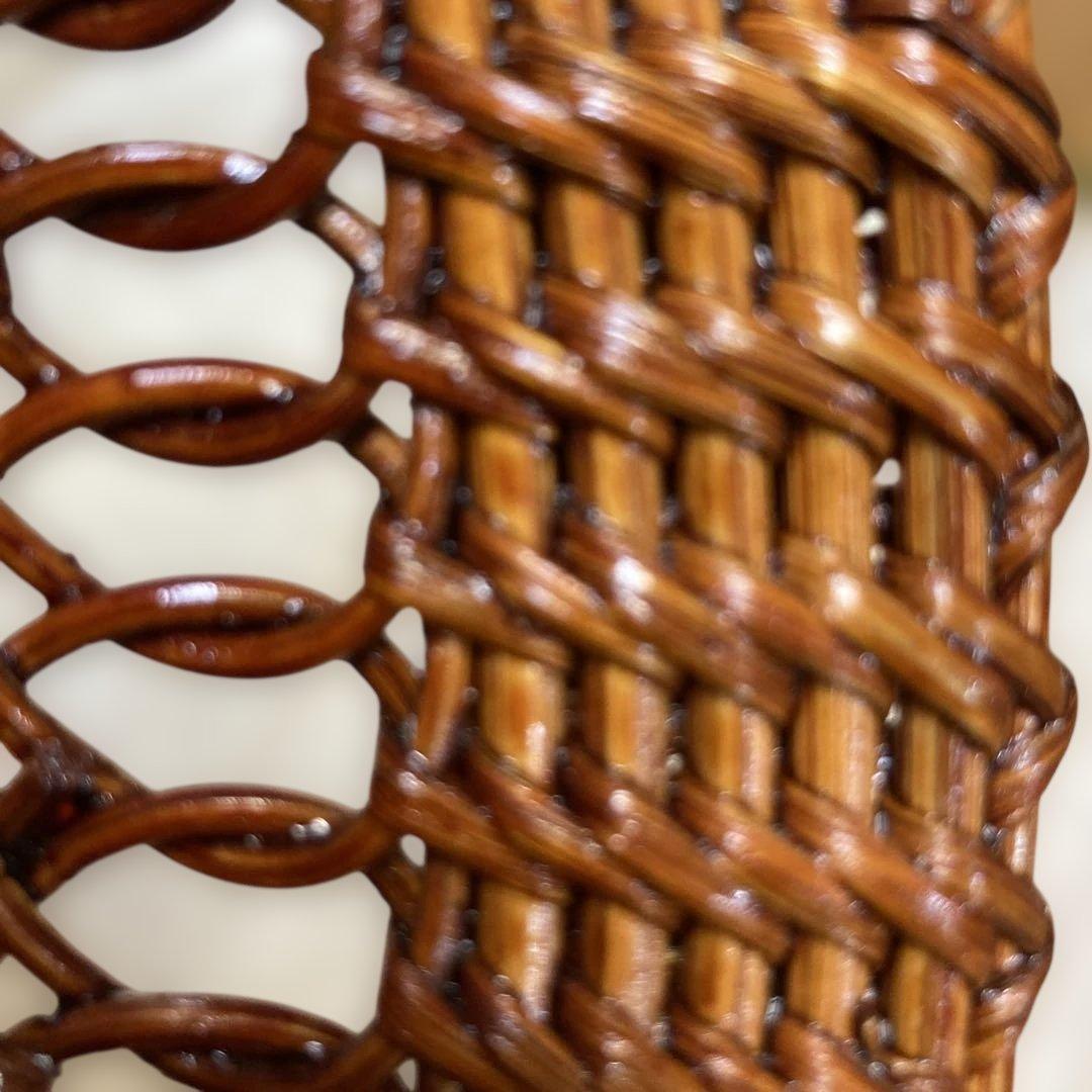 飾り物　美術品　木曽漆器　あけび漆器　いちらく編み　長野県木曽平沢　専用箱付き