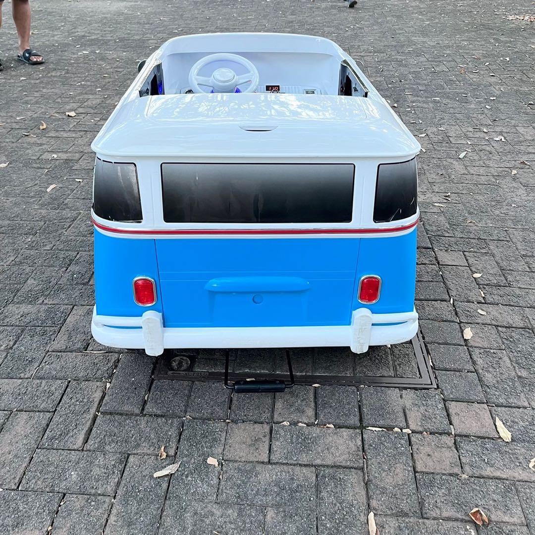 超希少✨️ ワーゲンバス 電動ラジコン 子供2人乗り 体重40kgまで可能