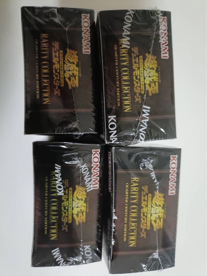 【新品未開封】シュリンク付き4BOX 遊戯王　レアリティコレクション 25th