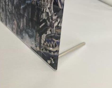 値下げ 天野喜孝 街 アクリルプレート 光ります