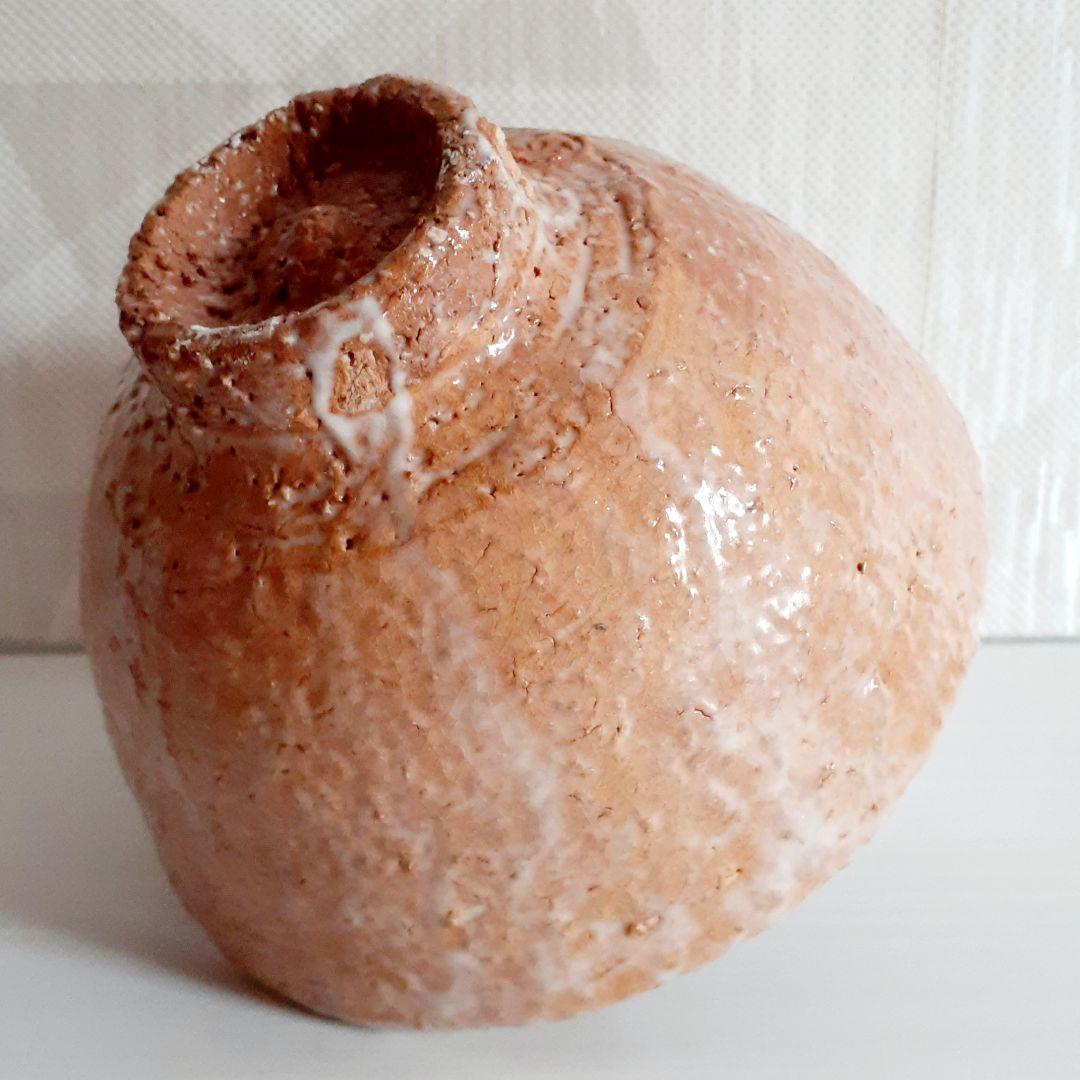 萩焼　大徳寺派宝林寺住職 福本積慶書付【味舌隆司】造　萩茶碗　銘　和敬　共箱