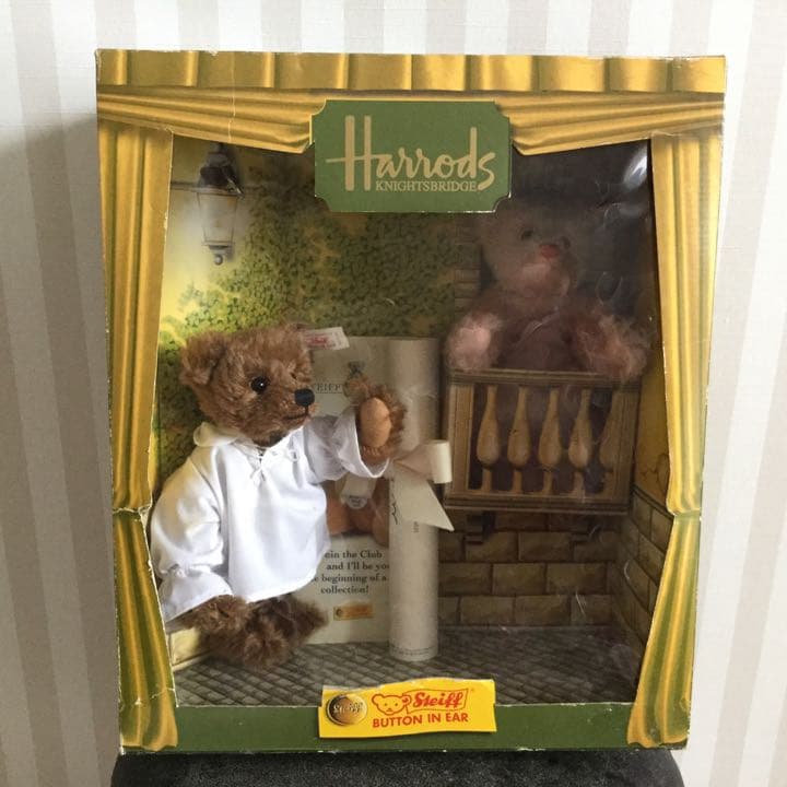 レア❗️シュタイフ　英国　ハロッズ限定品　ロミオとジュリエット　イギリス