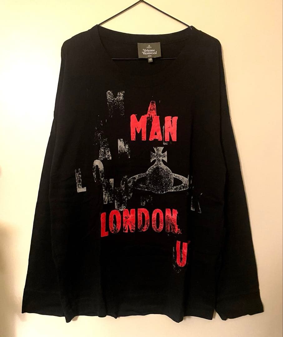 Vivienne Westwood MAN ORB motif ロンt tシャツ viviennewestwood