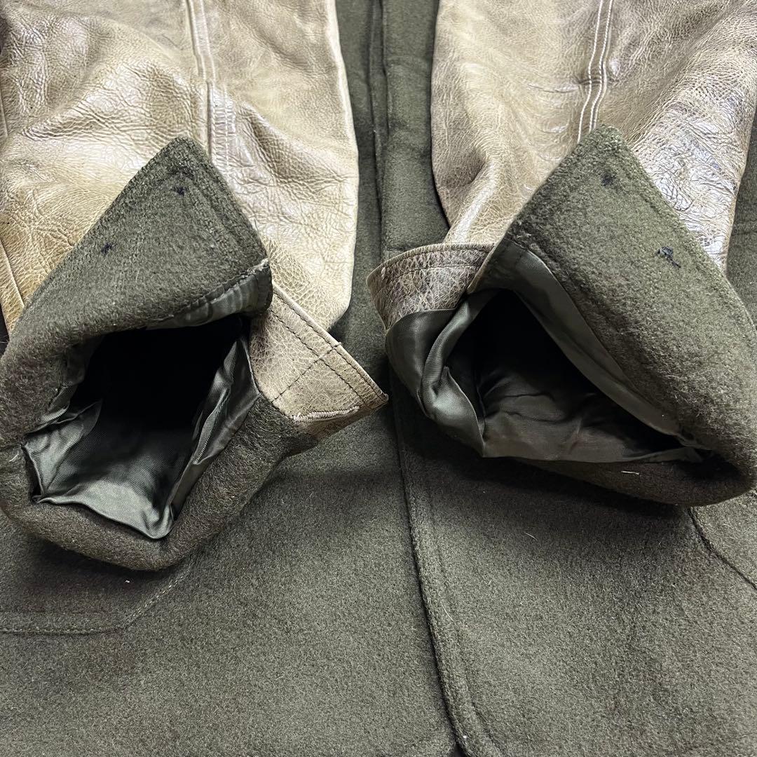 Polo by Ralph Lauren レザー ウール ハンティングジャケット