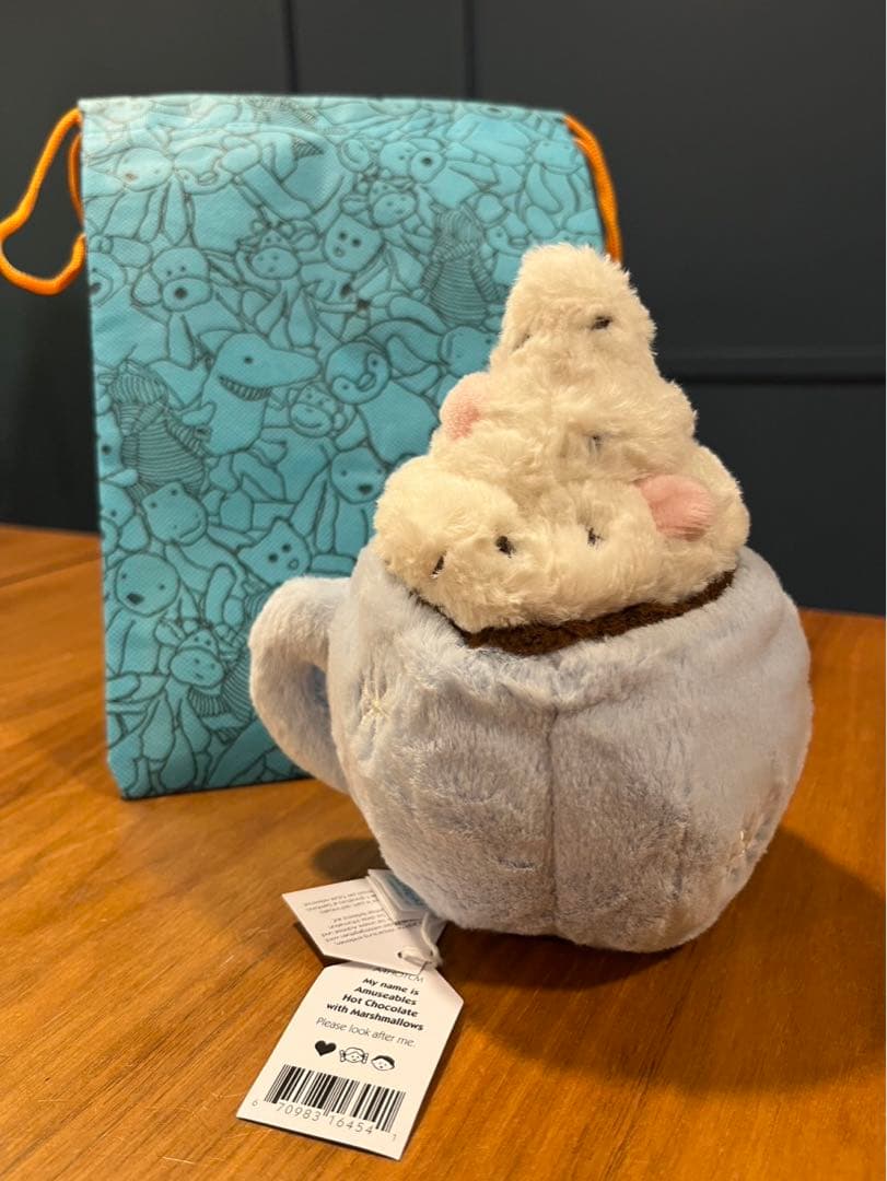 新品・巾着付き  ホットチョコ カップ ジェリーキャット