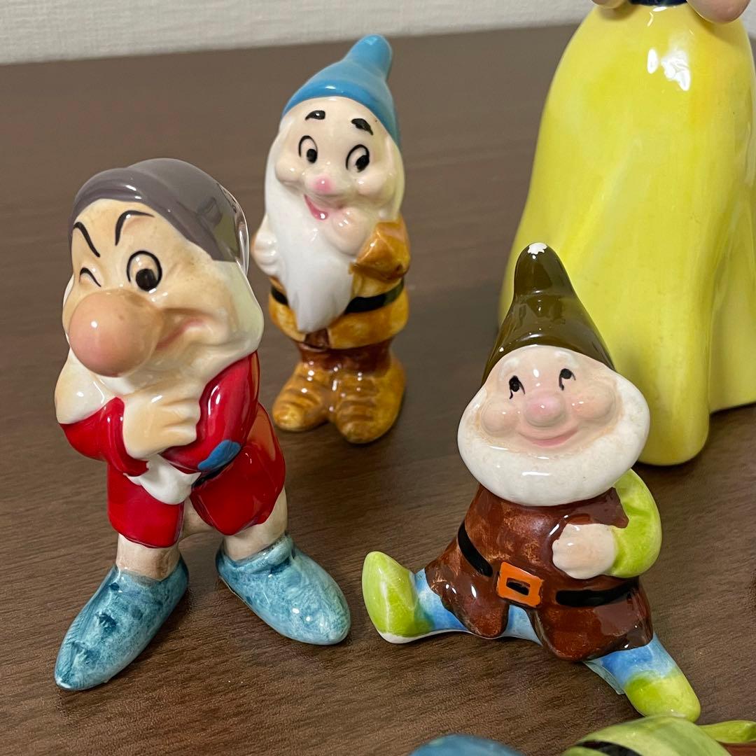 超希少 ビンテージ ディズニーランド 白雪姫と七人の小人 陶器