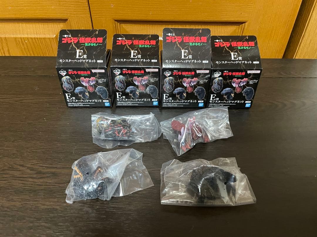 一番くじ ゴジラ モンスターヘッドマグネット 52種 67個セット