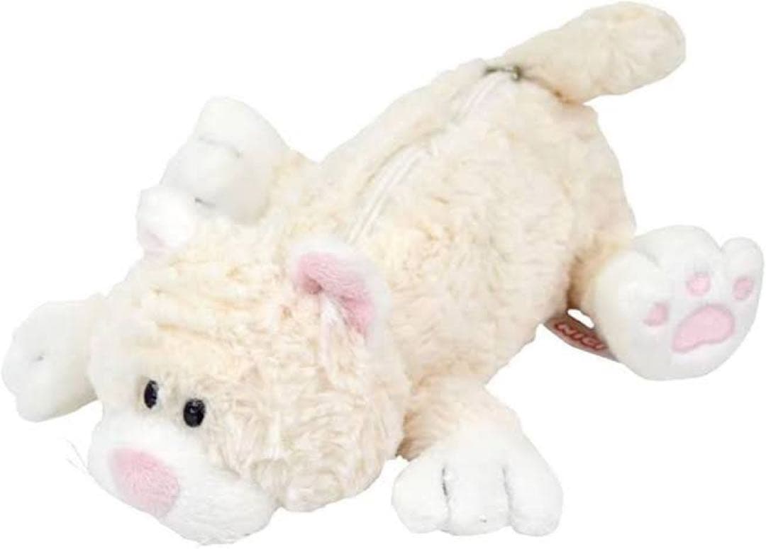 NICI ニキ シロネコ しろねこ 白猫 ペンケース 筆箱 Amazon.co.jp