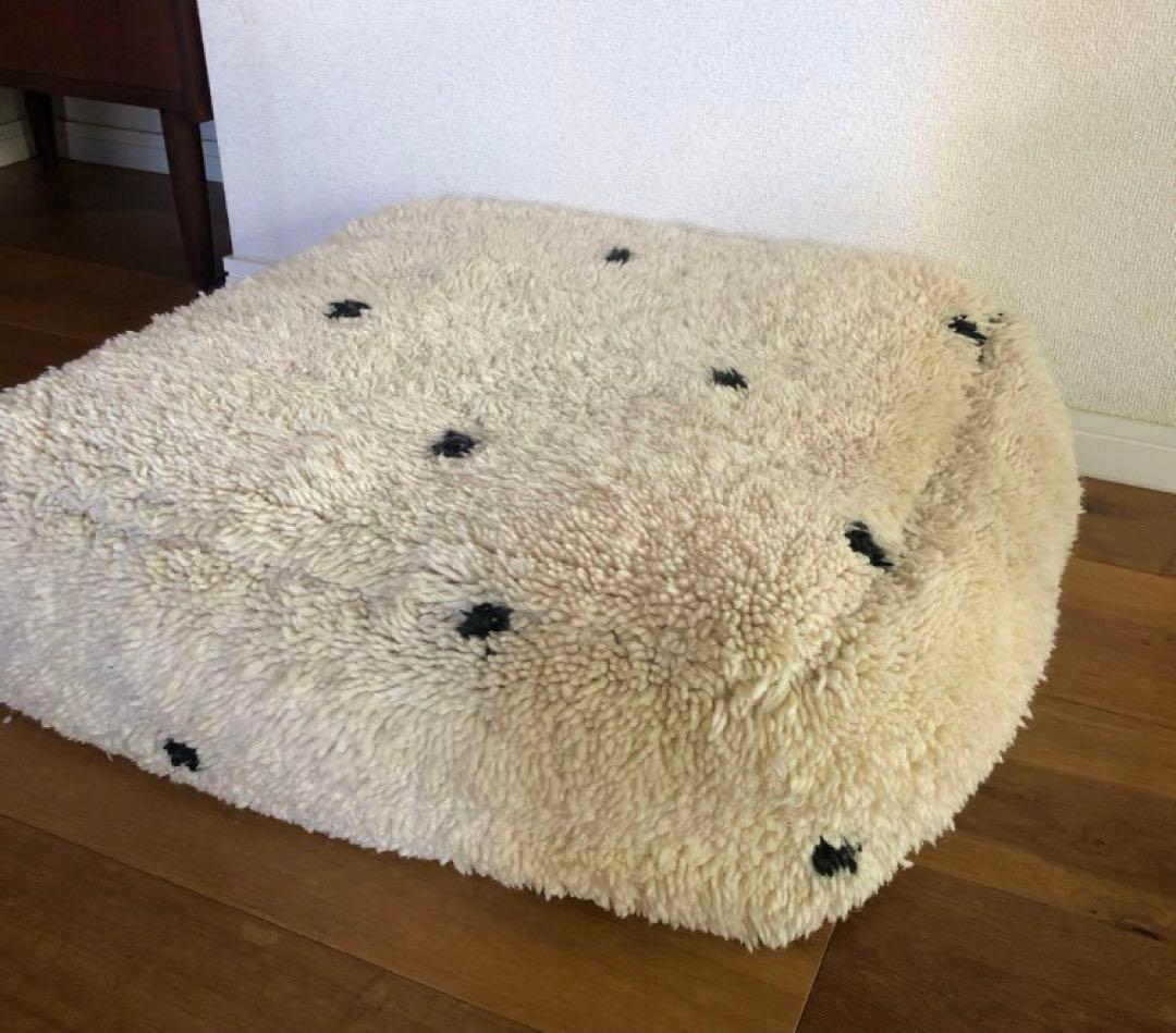 モロッコ　プフ　ペニワレン　ドット　オットマン