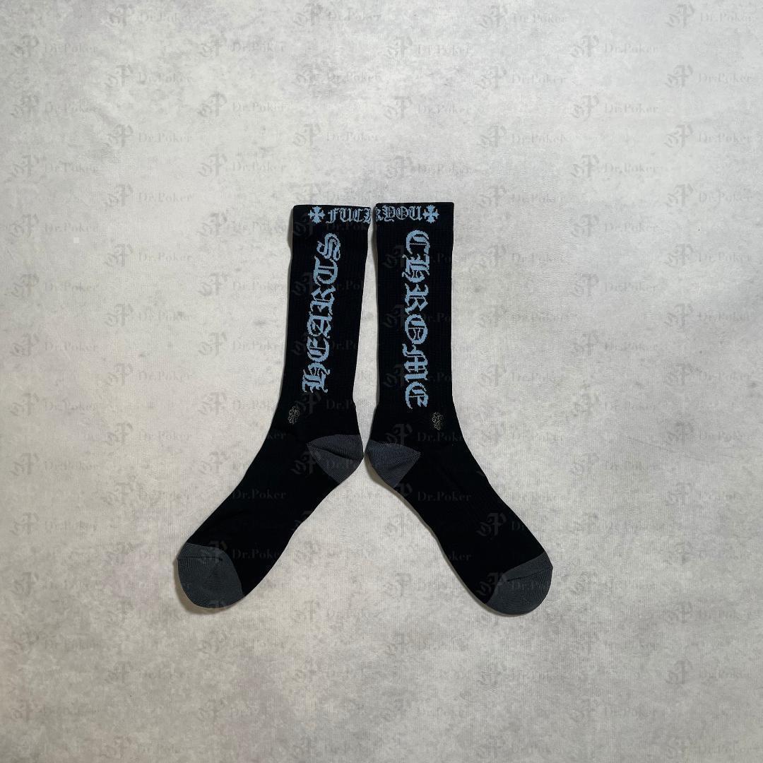 新品】 Chrome Hearts ダガー ソックス 靴下 1足水色 L