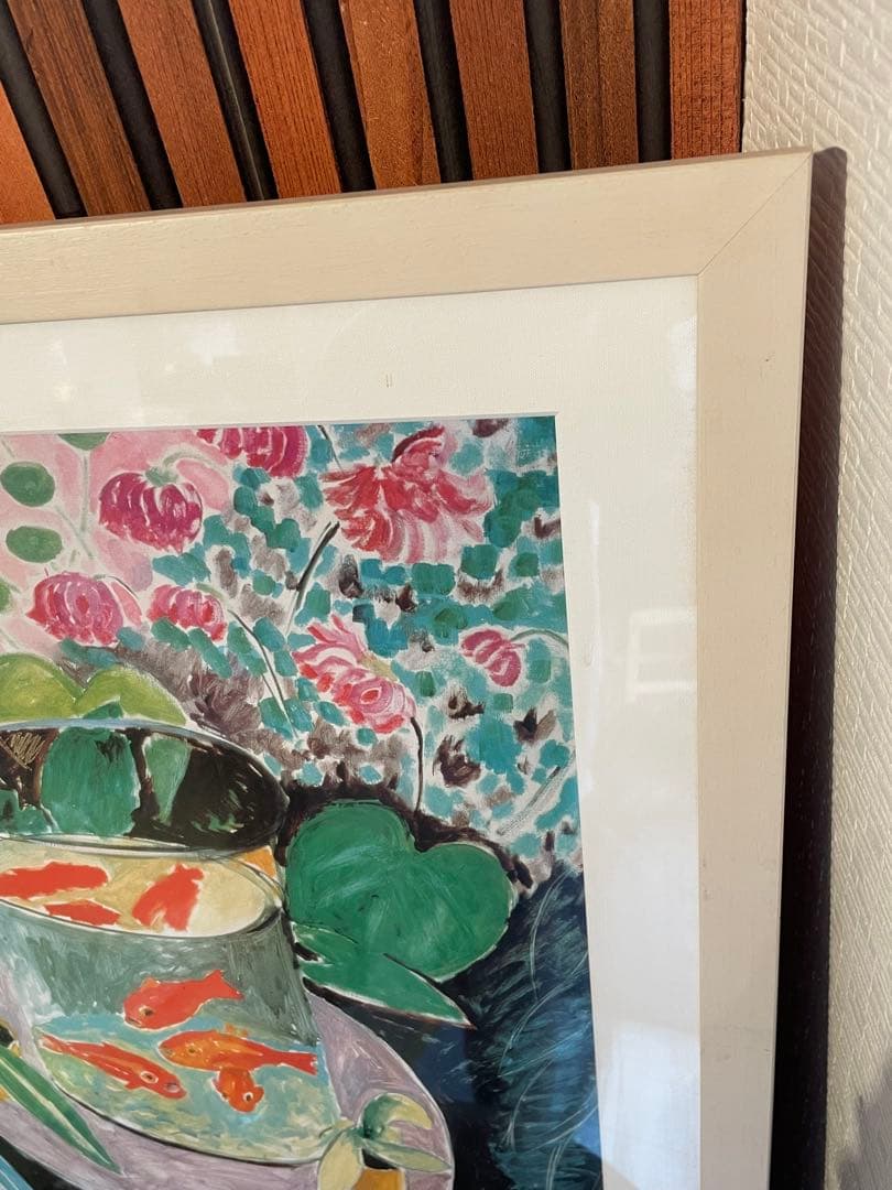 Matisse アンリ・マティス 金魚 額装付 美術品・アンティーク