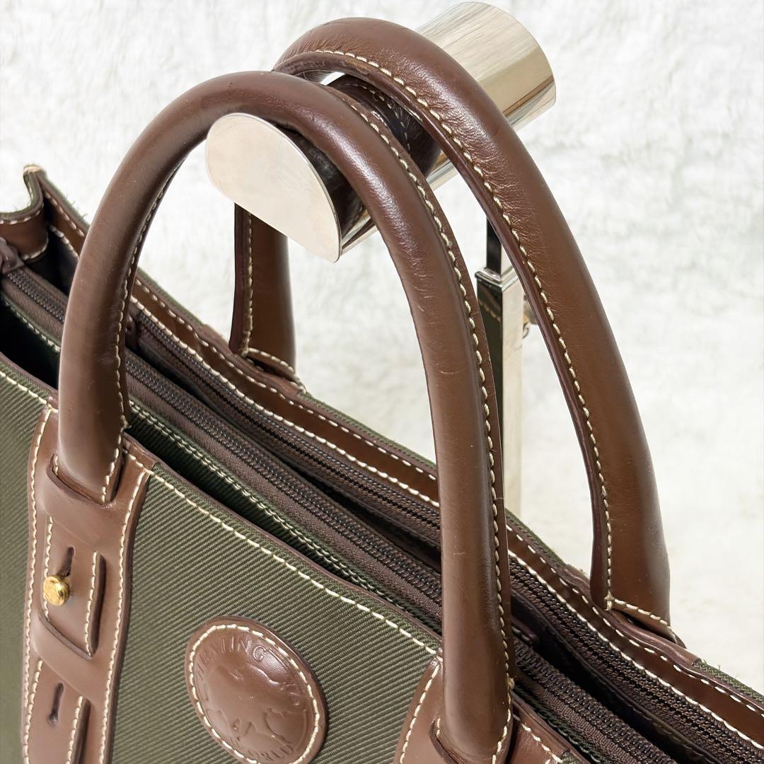 ハンティングワールド ビジネスバッグ トートバッグ　大容量 3層 A4 PC