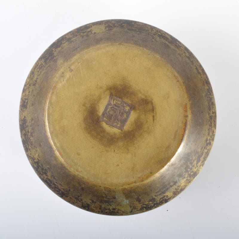 中国古銅宣徳銅雅賞幽香銘小壷N8527E