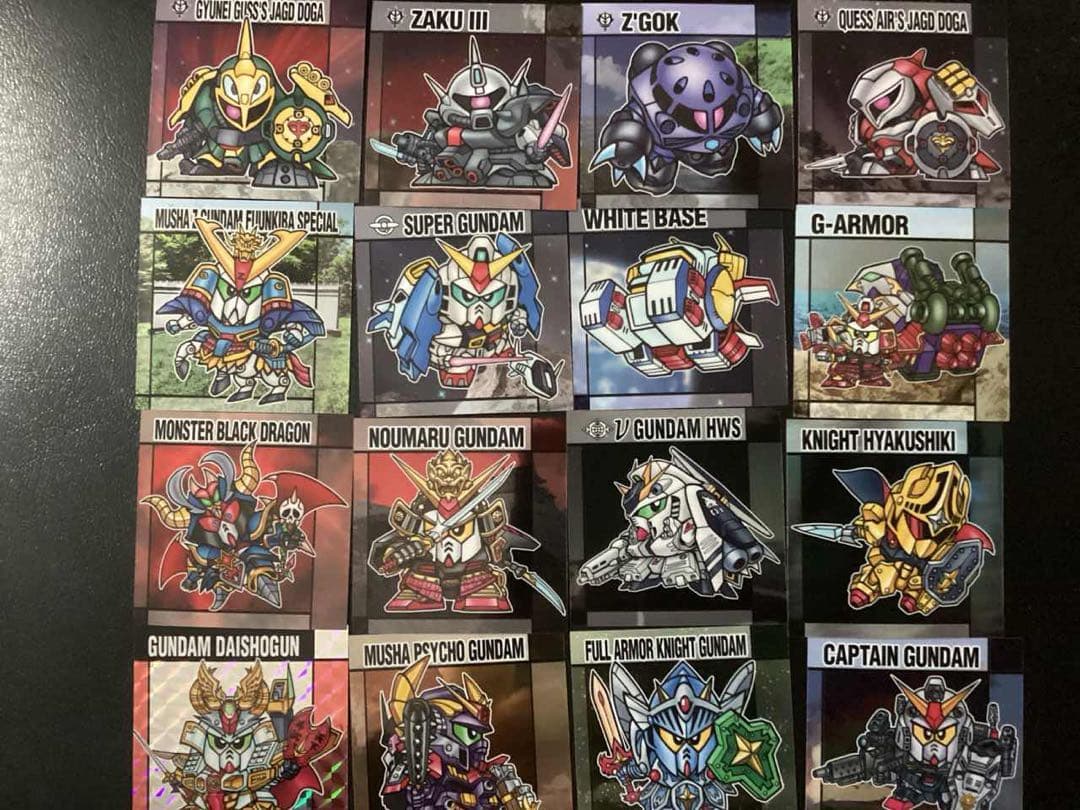 元祖SDガンダムスナックⅡ　シール　全３３種フルコンプ