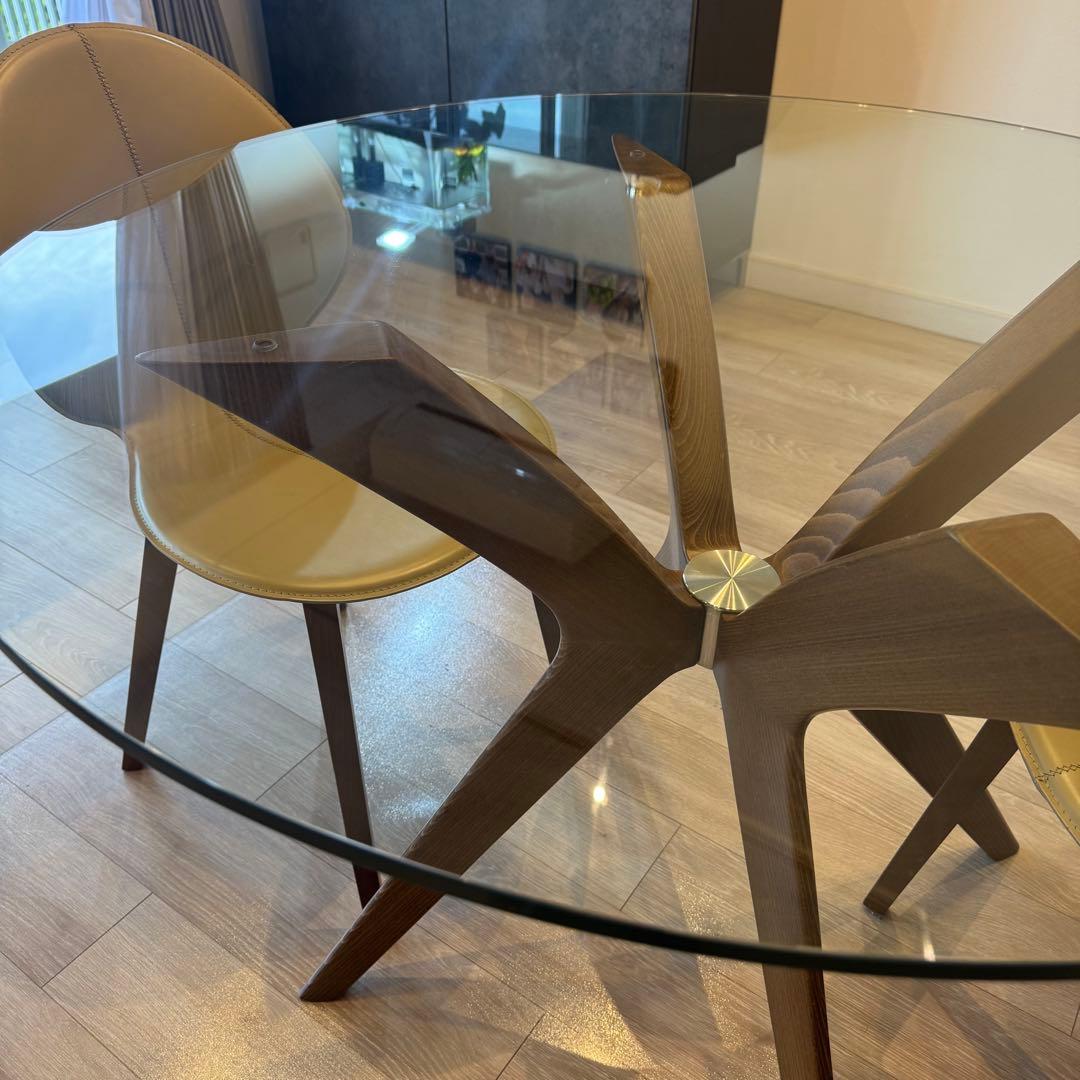 専用出品　カリガリス　TOKYO テーブル　ガラステーブル　バジルチェア　椅子