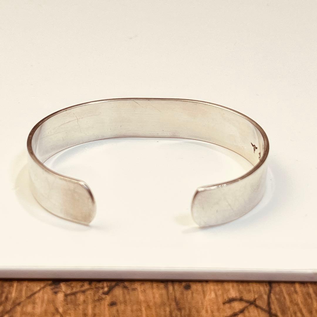 TADY&KING SV925 K18 平打ちバングルGPウルフ 平打ち