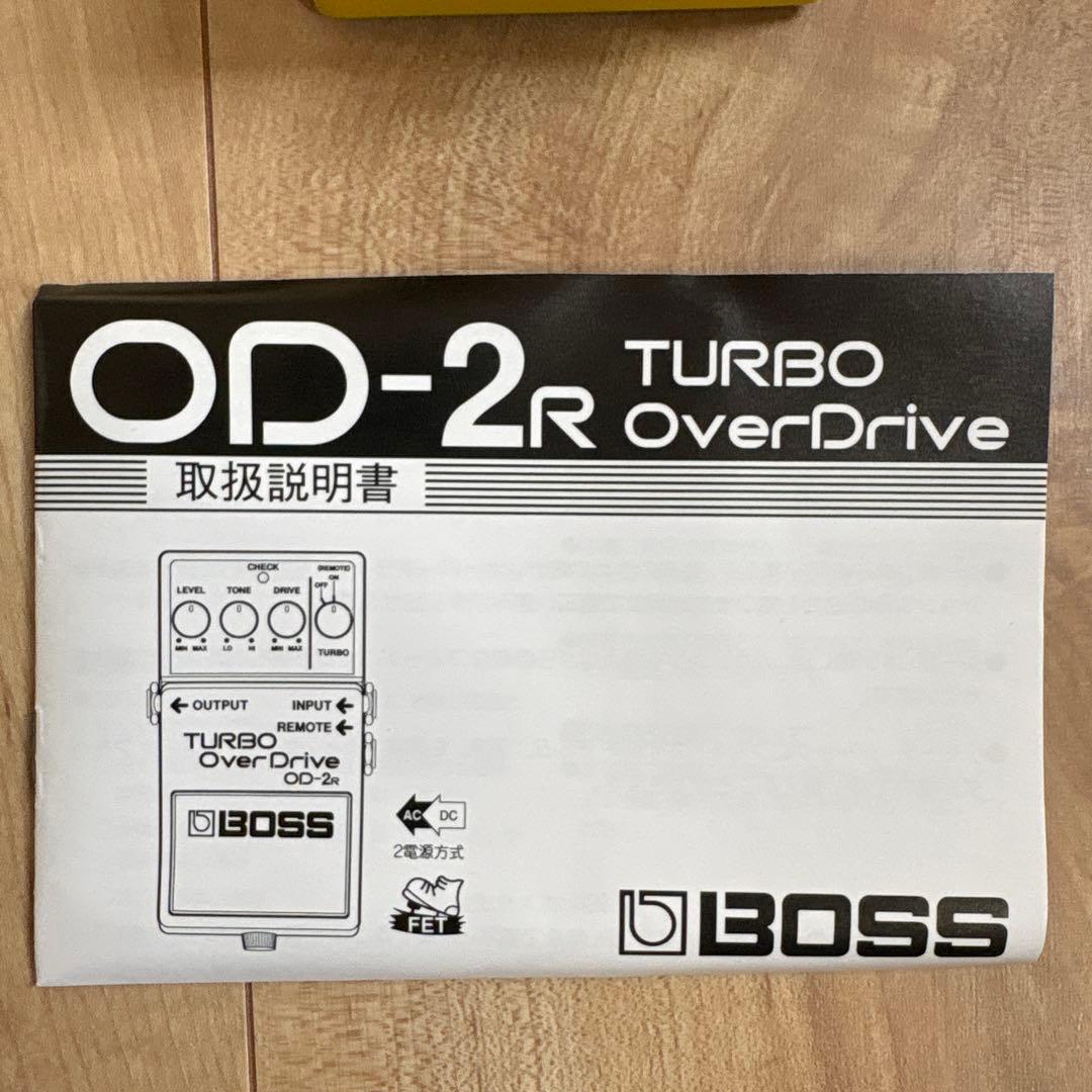 【ジャンク品】BOSS OD-2R TURBO OverDrive エフェクター