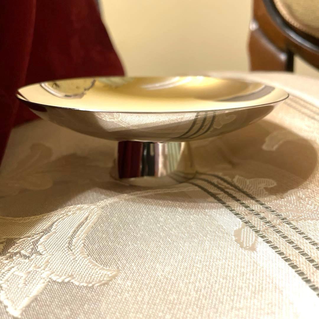 純銀製 円形脚付き盃 木箱付き（新品未使用） - メルカリ