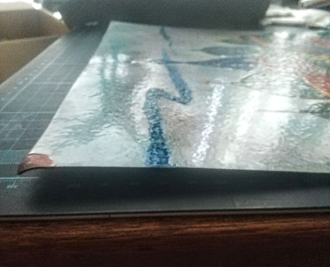 ヴィンテージ 七宝画 大聖堂 エナメル画 銅板 41✕32cm ワシリイ 正