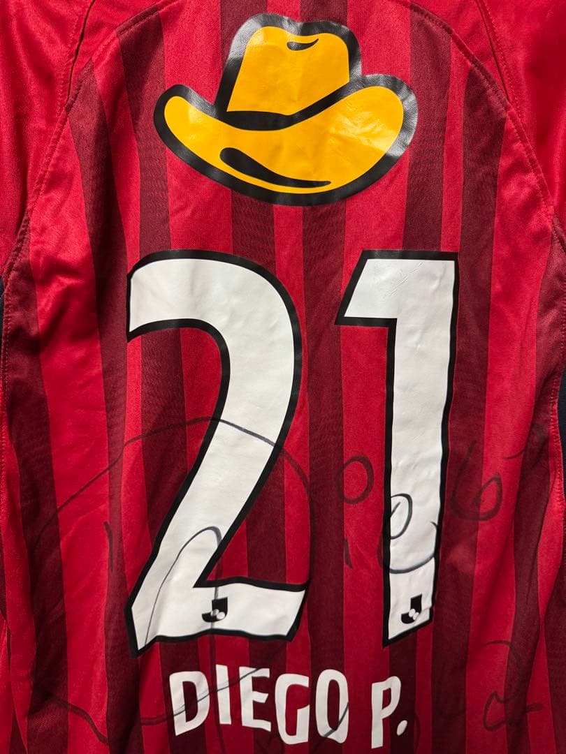 鹿島アントラーズ2021 ホームレプリカユニフォームXLサイズ フルサイン