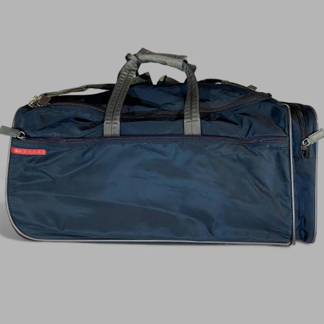 プラダスポーツ ナイロン トラベルバッグ キャリーケース ネイビー プラダスポーツ ナイロン トラベルバッグ キャリーケース ネイビー
