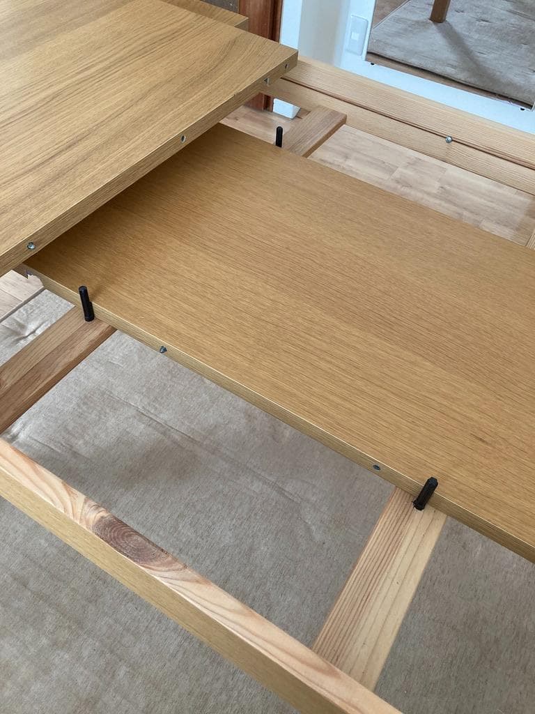 IKEA★BJURSTA　送料込　伸長式テーブル　140/160/180cm