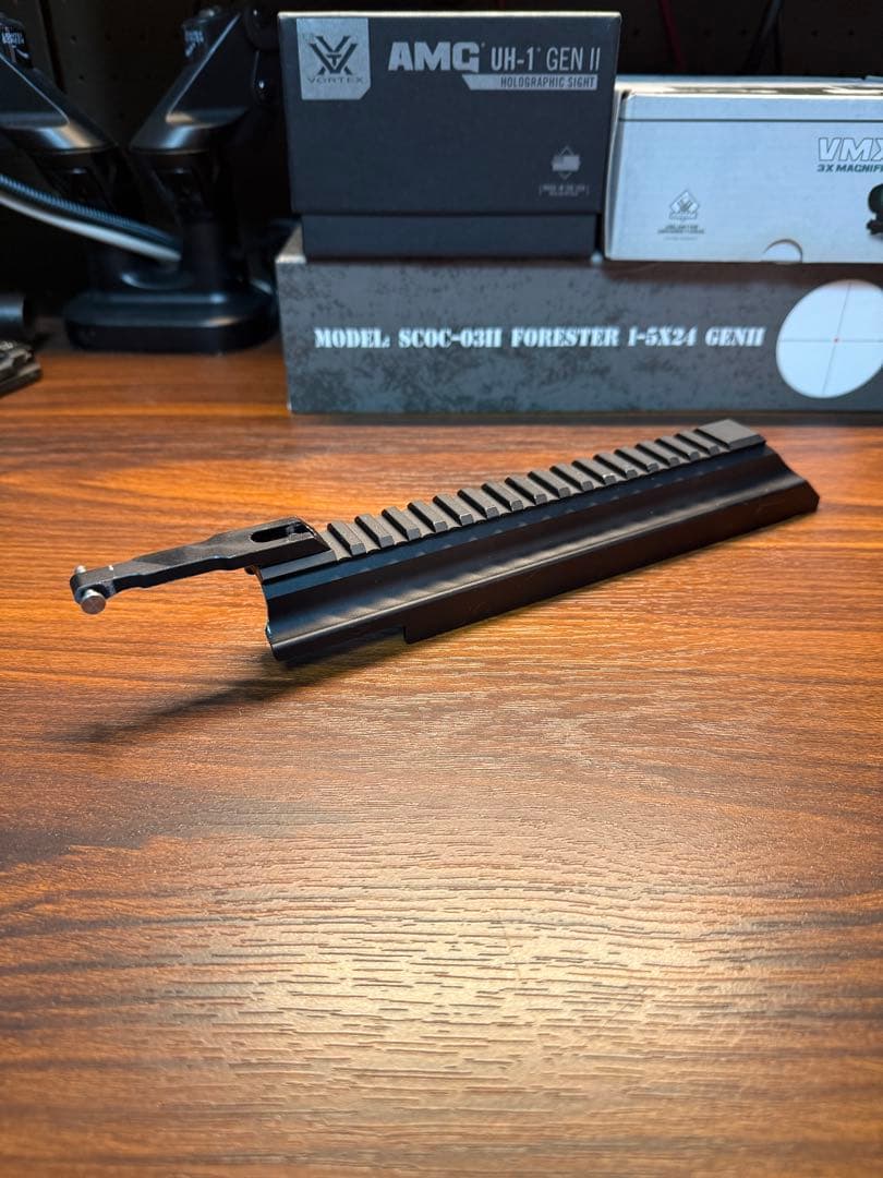 ak用　ダストカバー　マウントレール ブラック