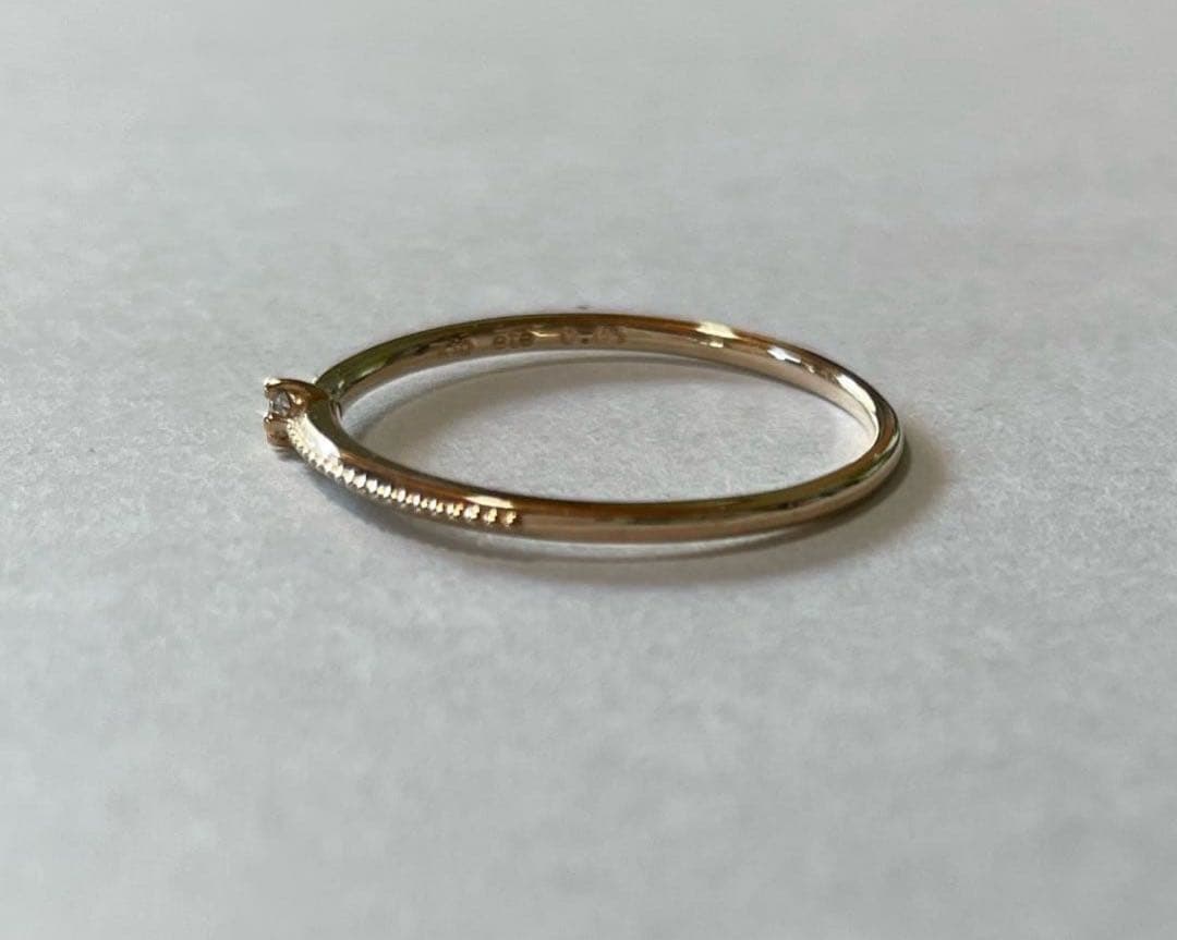 ete K10 ダイヤモンドリング　11号