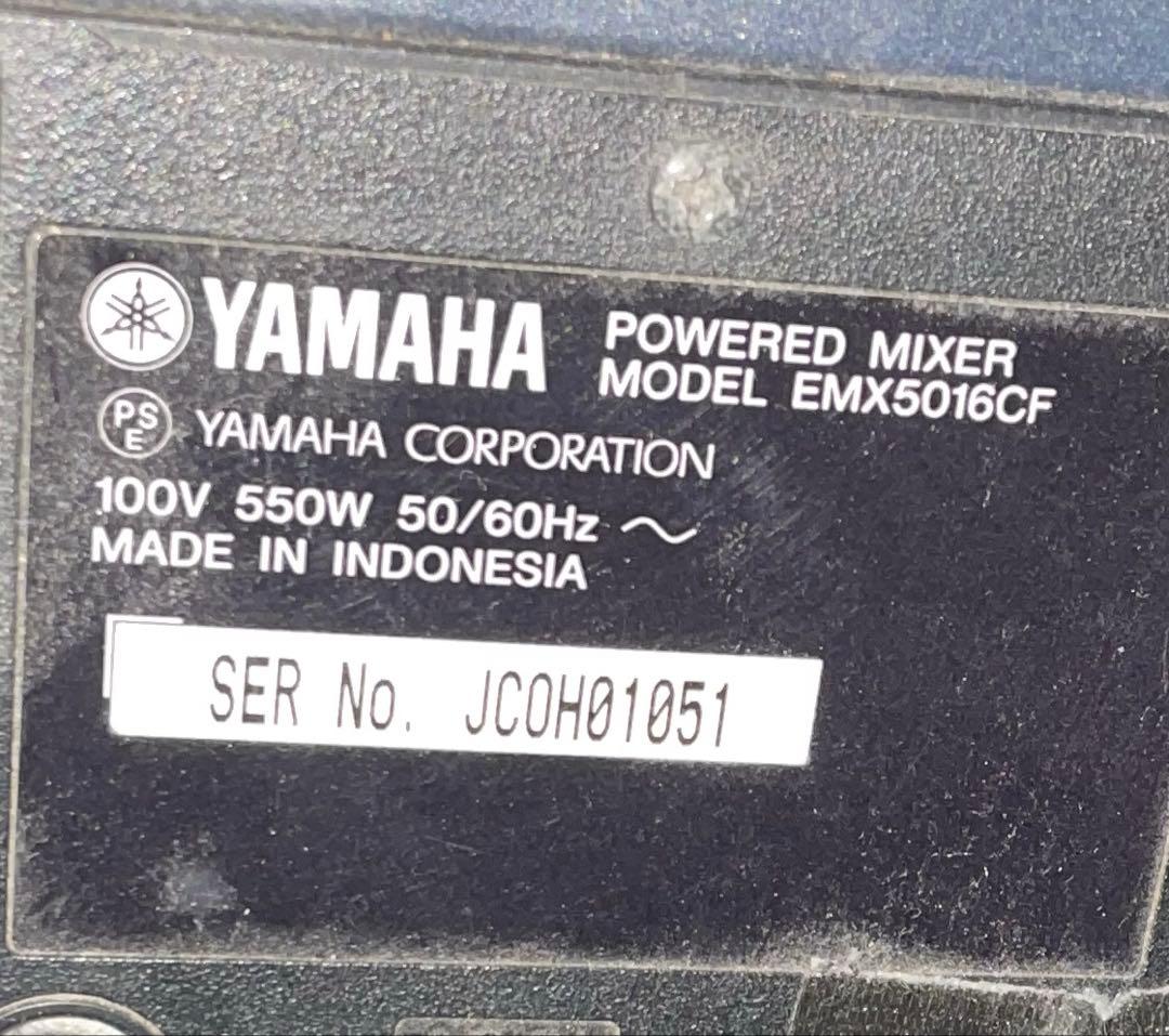 YAMAHA EMX5016CF パワードミキサー 動作未確認　現状品