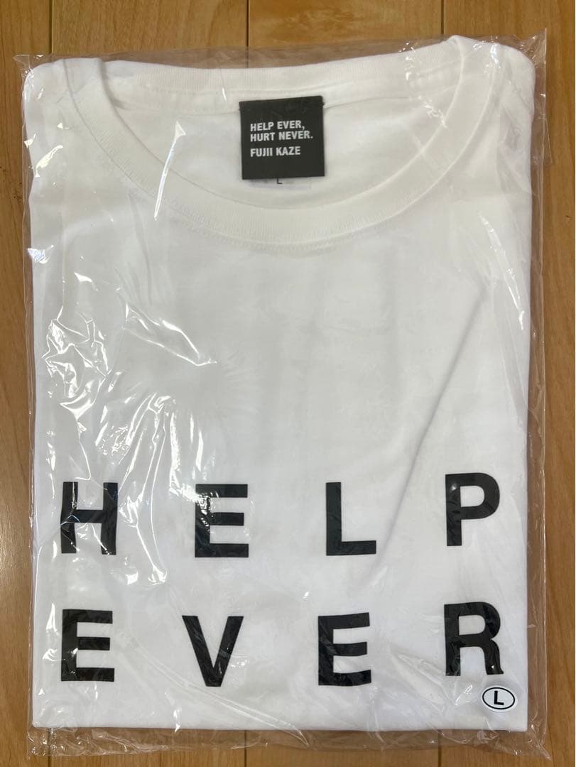 藤井風 Tシャツ HELP EVER HURT NEVER Lサイズ Lサイズ 藤井風 HELP EVER