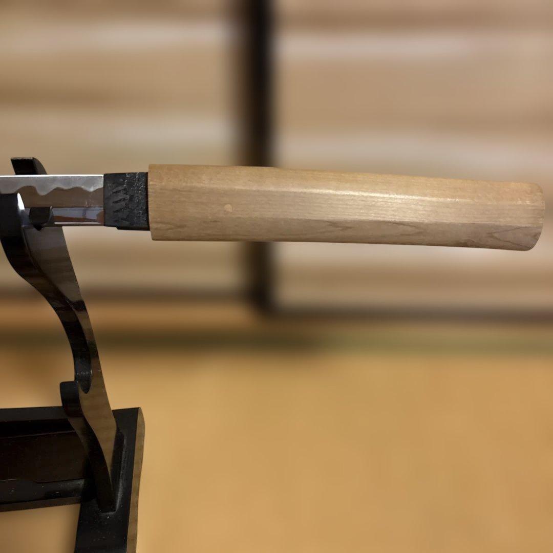 模造刀　白鞘　大小セット　台付き