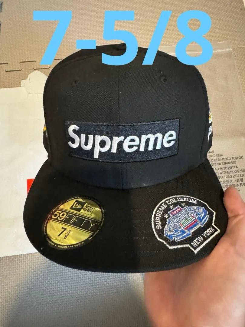 Supreme】シュプリーム × NEW ERA59FIFTY 黒 7 5/8