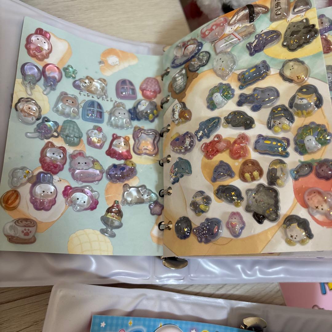 シール帳　シール付き6冊セット　ボンボンドロップ　ウォーター　タイル　おはじき