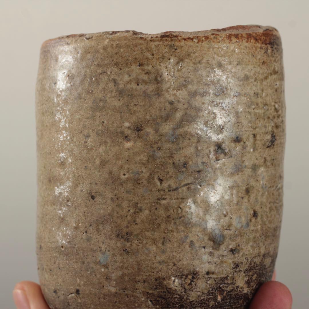 信楽 筒茶碗 信楽焼 古美術 古道具 アンティーク 茶道具