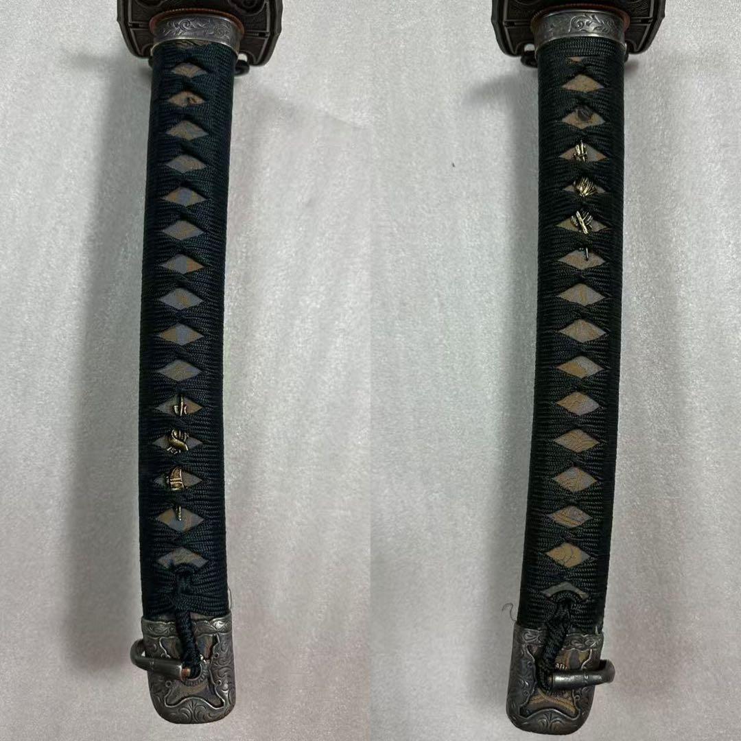 美品 模造刀 大太刀 飾り太刀 陣太刀 鞘付き全長約121cm 11O