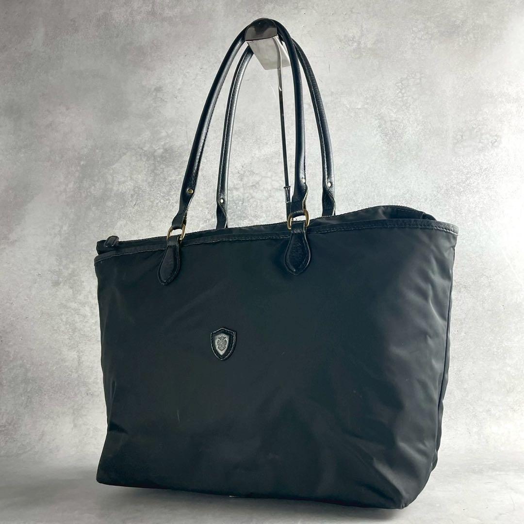 美品 Felisi フェリージ トートバッグ A4可 ナイロン 肩掛け ブラック