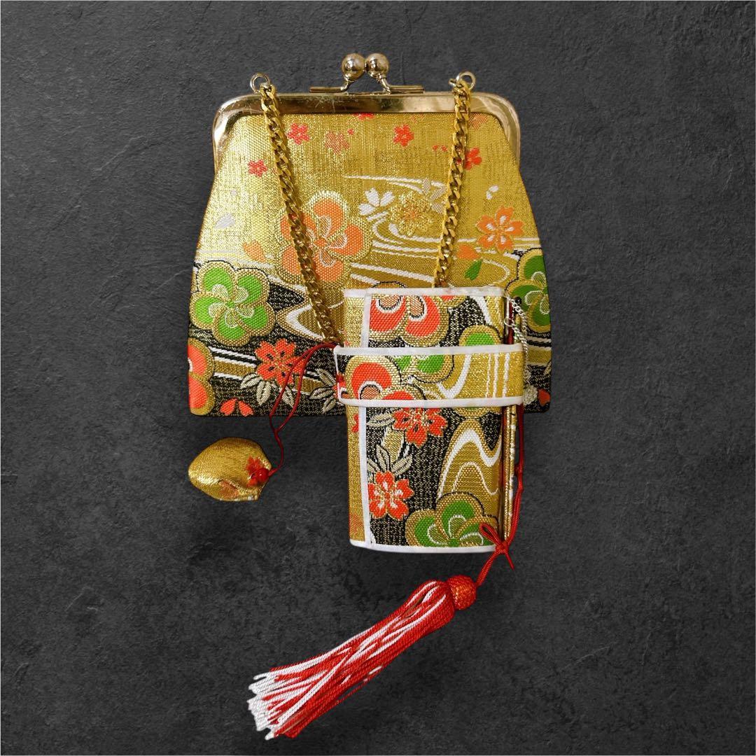 レトロ着物♡七五三　7歳　女の子　フルセット　一式　青系　アンティーク