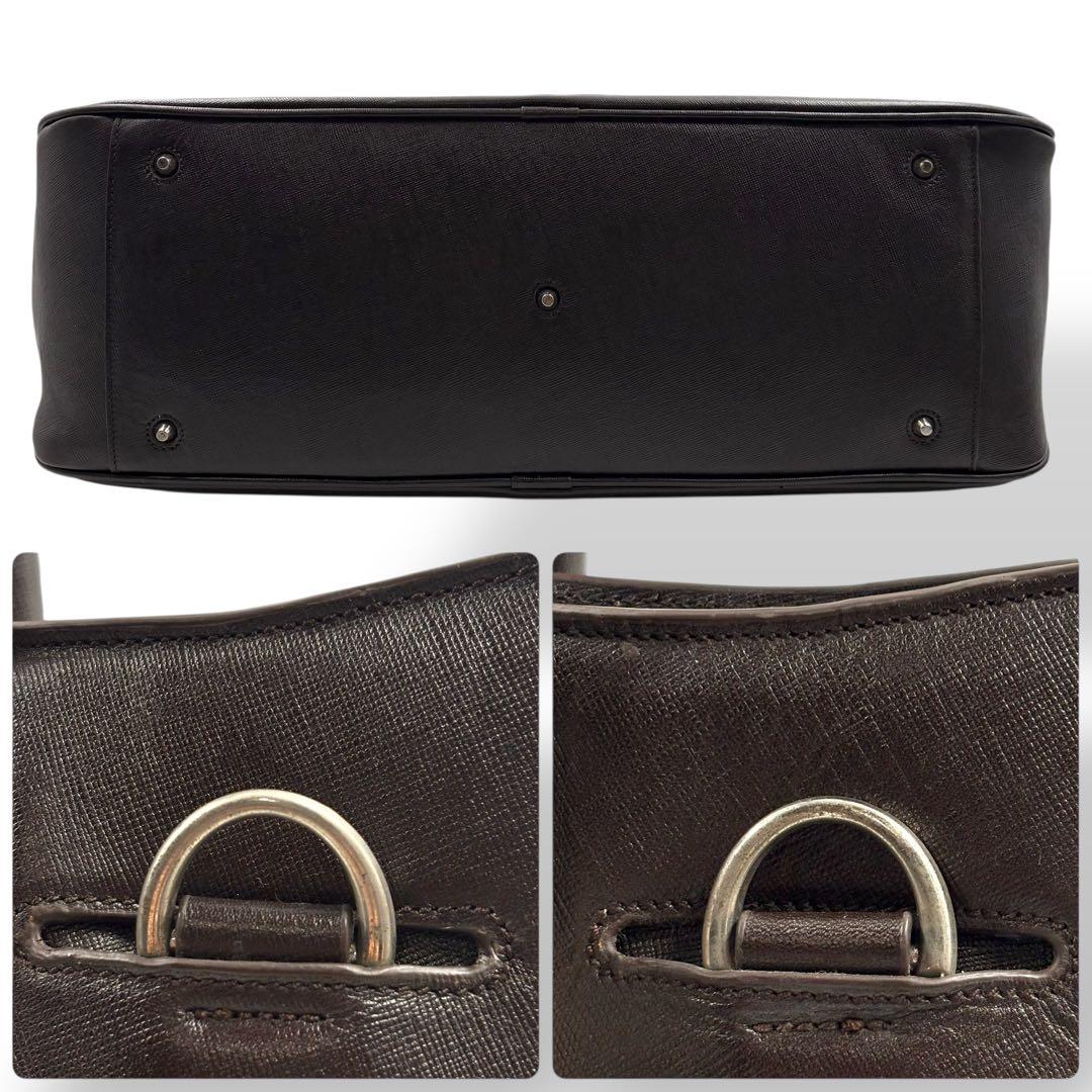 【未使用】 PID PAP103 ビジネスバッグ 2way レザー チョコ A4