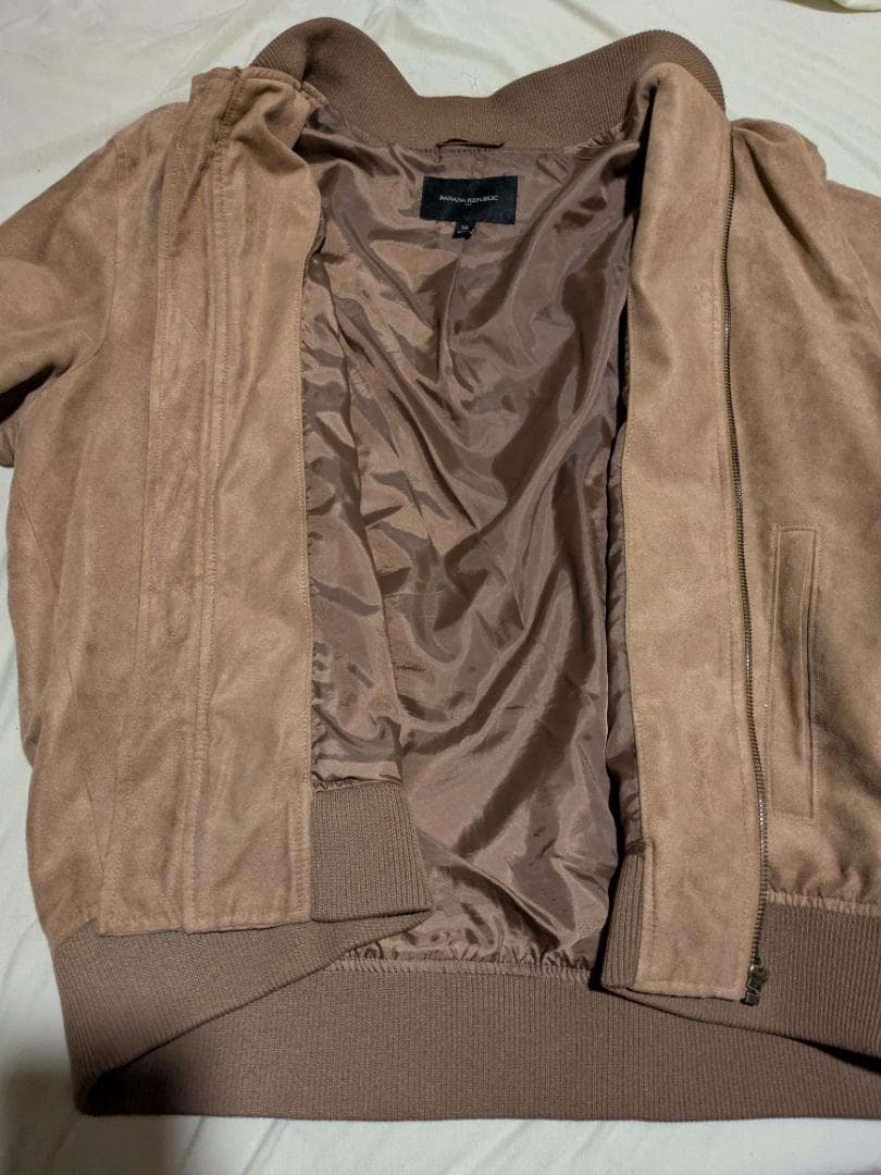 【美品】BANANAREPUBLIC スエード ボンバージャケット　XLサイズ