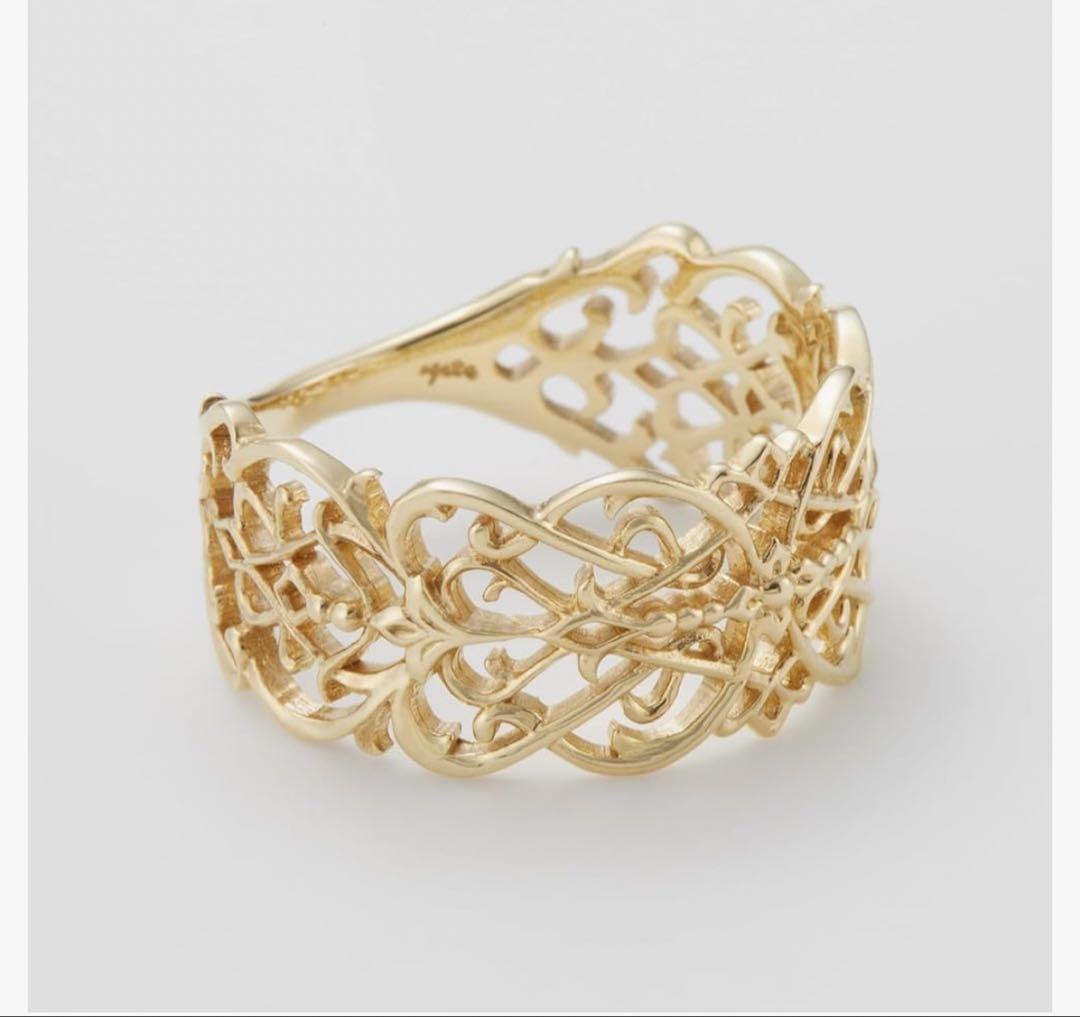 だ*ち様 アガット　クラシック　透かしリング　13号