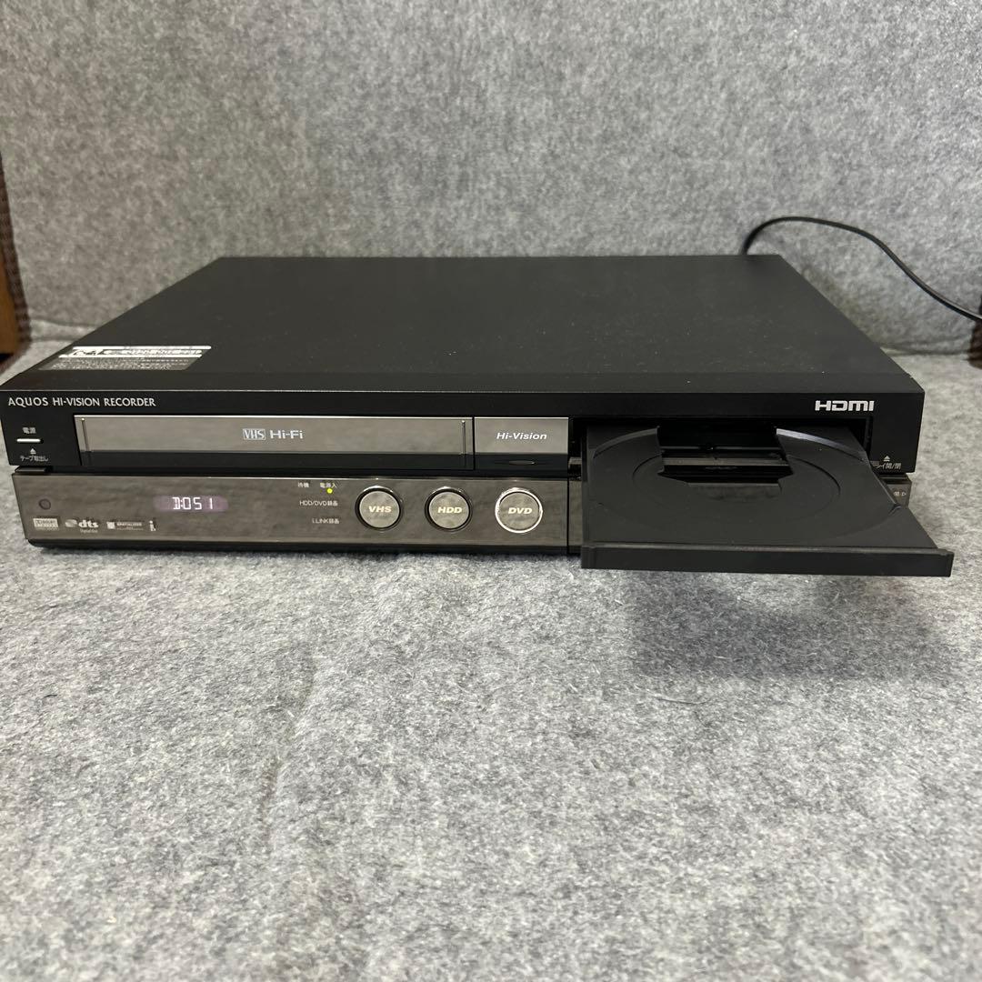 【HDD/DVD/VHS】SHARP AQUOS レコーダー DV-ACV52