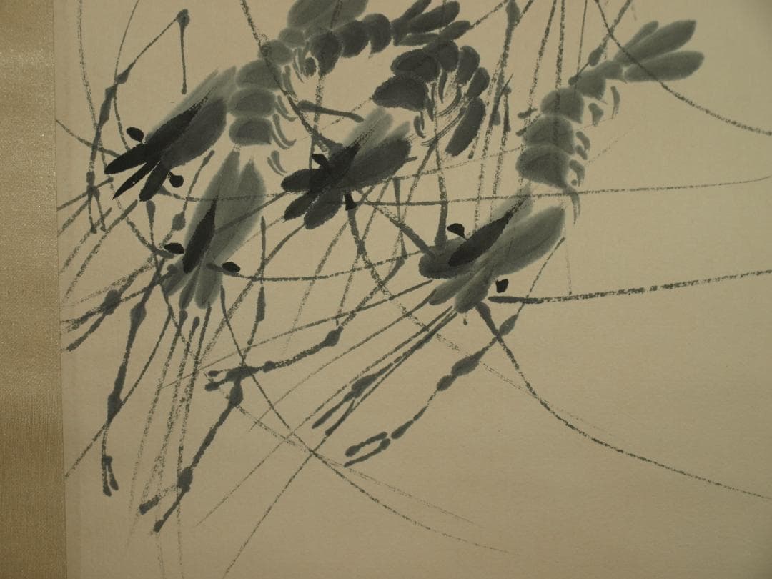 董市仕入れ品 中国時代の掛軸激安骨董品 肉筆保証 博物館 BD174A10-3